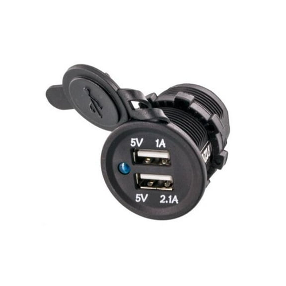 Accele USBR12V2 5V 2.1A Flush Mount Dual USB Jacks Ports