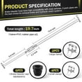 thumbnail image 2 of 2set Brake Bleeder Hose, Universally Car Motorcycle Brake Bleeding Oil Change Tool 6MM 8MM Long Lasting Bleeding Tool Kit for Cars & Motorcycles, 2 of 7