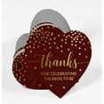 thumbnail image 3 of Inkdotpot Thanks For Celebrating The Bride To Be Bridal Shower Bottle Tag Real Gold Foil Favor Hang Tags Pack Of 100, 3 of 6