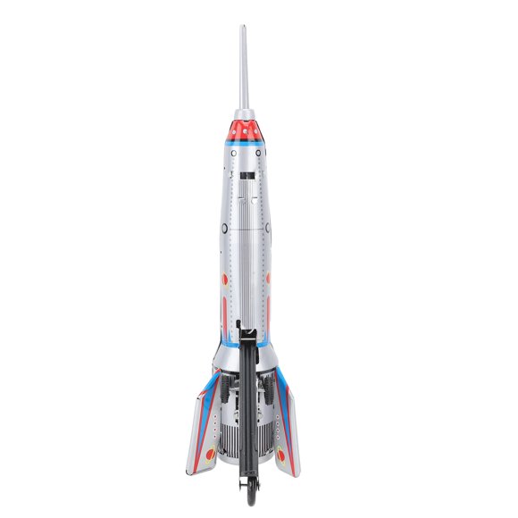 Tin Rocket Toy MS378 Vintage Decorative Collectible Rocket Ship Model for Home Bar Store,TinRocketShip,CollectibleRocketShip