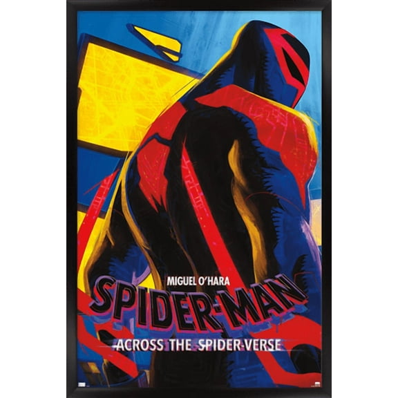 Marvel Spider-Man: Across The Spider-Verse - Miguel O'Hara One Sheet Wall Poster, 22.375" x 34" Framed