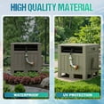 thumbnail image 4 of Homall 160 ft Outdoor Garden Hose Reel, Resin Hose Hideaway, Hose Reel Storage for Yard, 4 of 7