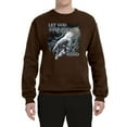 thumbnail image 2 of God's Lending Hand | Mens Inspirational/Christian Crewneck Graphic Sweatshirt, Brown, 2XL, 2 of 3