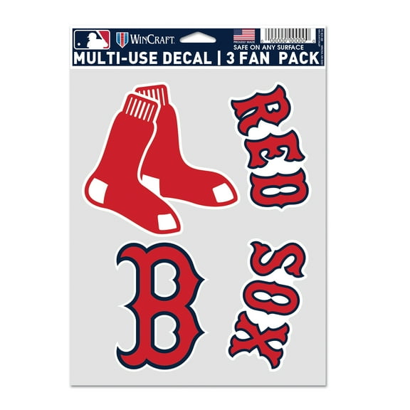 MLB Boston Red Sox Prime 5" x 7.75" Triple Decal