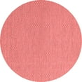 thumbnail image 1 of Ahgly Company Indoor Round Abstract Red Contemporary Area Rugs, 3' Round, 1 of 4