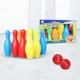thumbnail image 1 of Kids Bowling Set Includes Multiple Colors Pins And 2 Balls, Suitable As Toy Gifts, Early Education, Indoor & Outdoor Games, Great For Toddler Preschoolers And School-age Child, Boys & Girls Gong Bohan unisex, 1 of 2