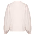 thumbnail image 5 of Women's V Neck Long Sleeve Shirts Button Down Casual Chiffon Blouses Dressy Loose Fit Business Work Tops 2026 Going Out Top Ladies, 5 of 7