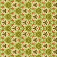 thumbnail image 1 of Ahgly Company Machine Washable Indoor Square Transitional Dark Yellow Green Area Rugs, 4' Square, 1 of 7