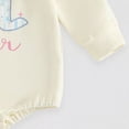 thumbnail image 7 of Xyant Big Sister Little Sister Matching Outfit Newborn Baby Girl Long Sleeve Romper Toddler Girl Sweatshirt Pullover Top Fall Winter Clothes (Beige,12-18 Months), 7 of 7