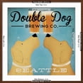 thumbnail image 5 of Art.com Double Dog Brewing Co Seattle Art Print by Ryan Fowler, Brown Frame Wall Art, 29" x 29", 5 of 5