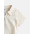 thumbnail image 2 of Athletic Works Girls Active Polo Pique Top, Sizes 4-18, 2 of 3