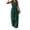 Dark Green_001, variant on Linen 2 Piece Sets Women Casual V Neck Button Sleeveless T Shirts and Wide-Leg Pants Summer 2026 Stylish Comfortable Clothing Dark Green S