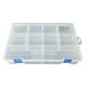 thumbnail image 2 of Caja de almacenamiento Transparente Likrtyny para Pendientes cuentas Plástico PP 6/7/8/10 rejillas, 2 of 9