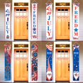 thumbnail image 4 of Clearance Hangs under $1 4th of July Welcome Porch Sign Memorial Day Banner Decorations Patriotic Black Memorial Day Hanging Banner for Home Party Door Outdoor, 4 of 4