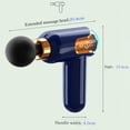 thumbnail image 3 of Pistola de fascia eléctrica Apagado inteligente Mini pistola de masaje para relajación muscular Likrtyny Cuidado Belleza, 3 of 8