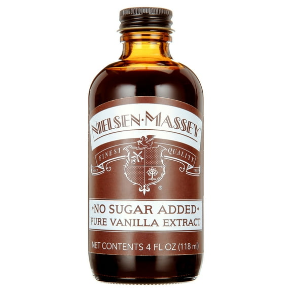 Nielsen-Massey No Sugar Added Pure Vanilla Extract, 4 oz