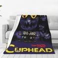 thumbnail image 2 of The Cuphead Show Fleece Blanket Super Soft Cozy Warm Flannel Fleece Throw Blanket For Couch Bed Sofa Throw 50"X40", 2 of 7