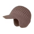thumbnail image 4 of Gorra de béisbol de invierno cálida e impermeable para motocicleta con orejeras para deportes y ciclismo. Caqui, 4 of 9