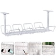 thumbnail image 4 of 1 Set Under The Desk Wire Organizer Without Punching Kitchen Storage Storage Hanging Basket Rack, 4 of 8