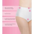 thumbnail image 5 of Exquisite Form 51070402A Control Top Basic Slimming Body Shaper Panties, Medium Control, 2-Pack, 5 of 6