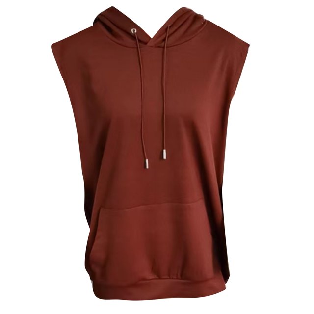 Sudaderas con capucha sin mangas para hombre,Camiseta sin mangas con capucha para hombre, sudadera con capucha sin mangas para hombre, camisas para correr sin mangas con capucha, muy versátil