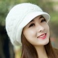 thumbnail image 3 of Retro Womens Winter Warm Knitted Fashionable Skiing with Sun Hat, 3 of 7