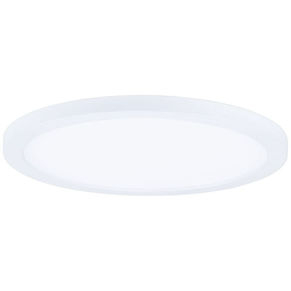 Maxim Wafer 7" Wide Round White LED Outdoor Ceiling Light