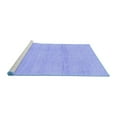 thumbnail image 2 of Ahgly Company Machine Washable Indoor Rectangle Abstract Blue Modern Area Rugs, 4' x 6', 2 of 4