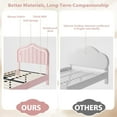 thumbnail image 7 of Historyli Twin Size UpholsteRed Bed Frame with Storage Drawer and Smart Led Headboard,Platform Bed Frames,Wooden Slats Support,No Box Spring Needed,Easy Assembly,Pink, 7 of 7