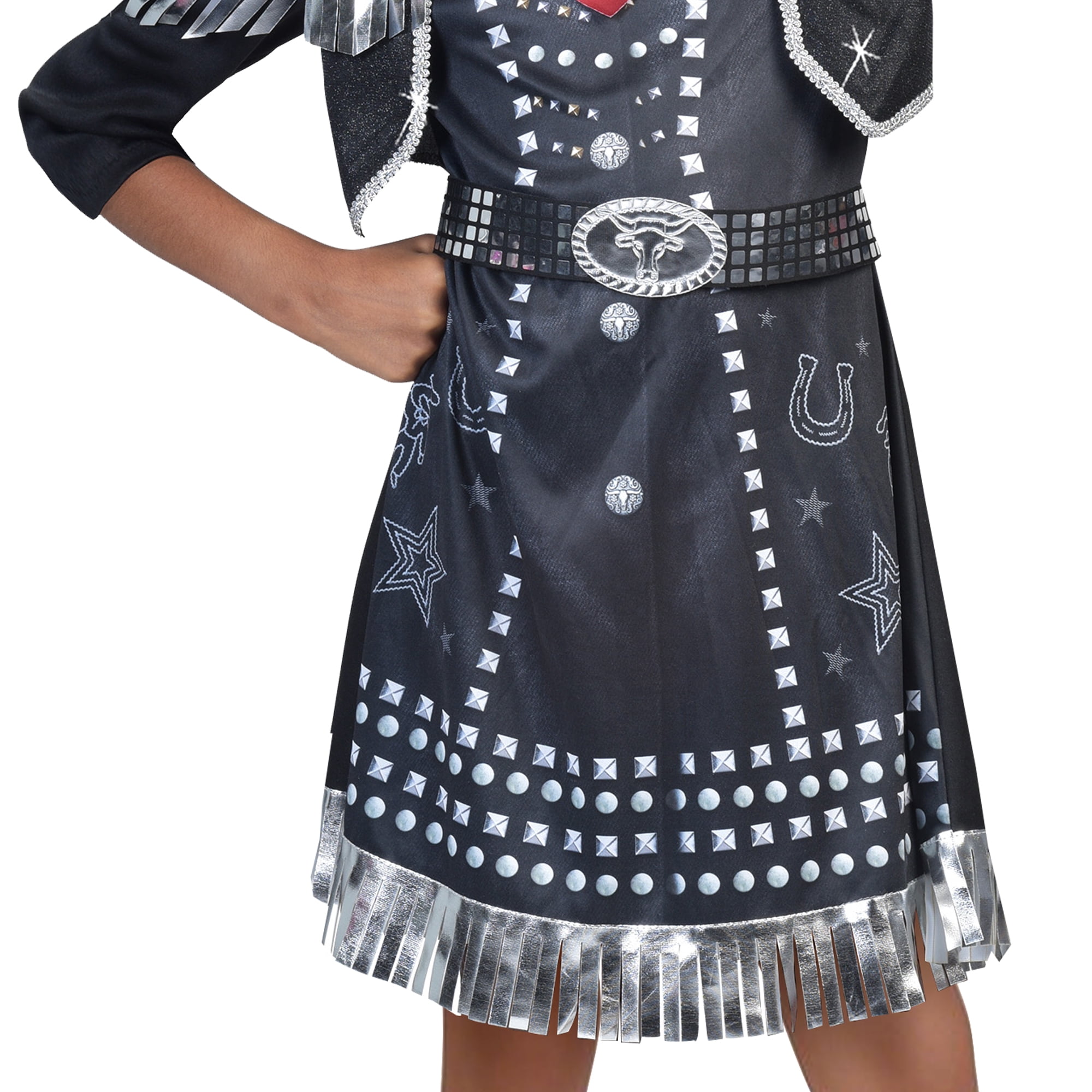 Punky Cowgirl Halloween Costume for Children, Girls' Size M (7/8), by Way to Celebrate
