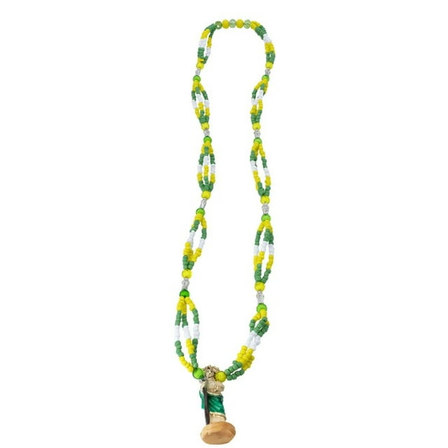 Mazo Collar Personal San Judas Tadeo Verde Amarillo Protecciones