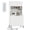 White, variant on Furnibear 31.5" Farmhouse Pantry Cabinet Food Storage Cupboard with Adjustable Shelves for Home Kitchen - Black