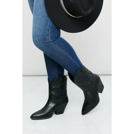 

Forever Link Faux Leather Embroidered Boots