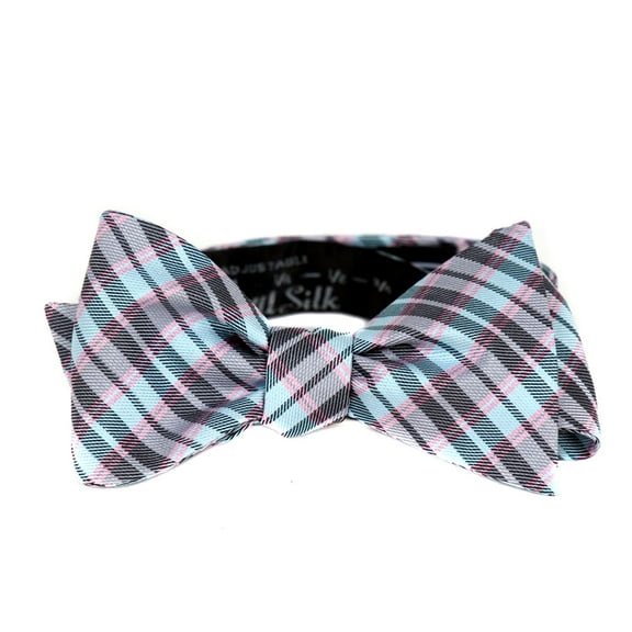 BuyYourTies - FBTZ-506 - Mens Aficionado Self Tie Bow Tie - Blue