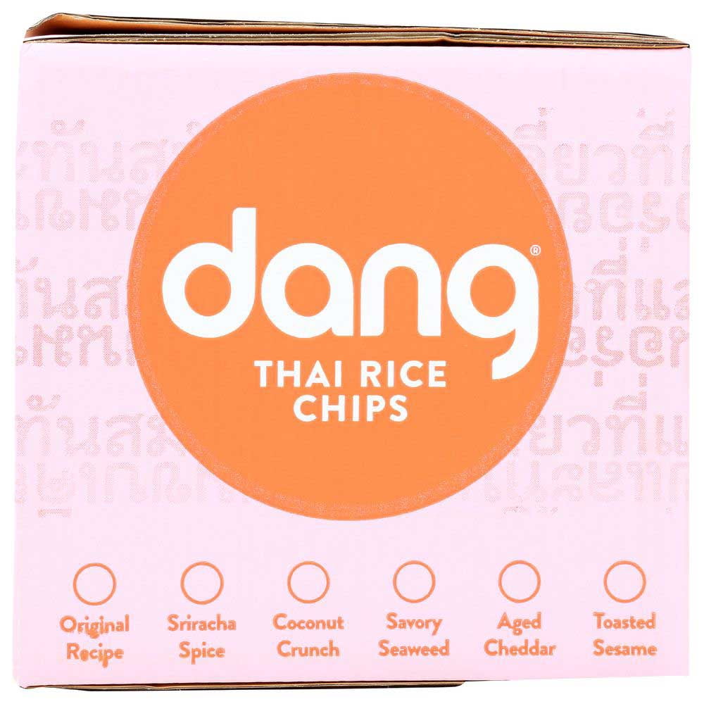 Dang Sriracha Spice Sticky Thai Rice Chips, 3.50 Ounce -- 12 per Case.