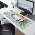 thumbnail image 2 of Long Mouse Pads for Desk,Pastel Pioneer Flower Pattern Desk Mats on Top Of Desks, Desk Mouse Pad Extra Large with 3mm Non-Slip Base and Stitched Edge for Gaming,Office,Work,Home 31.5"x11.8", 2 of 6