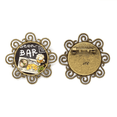 thumbnail image 1 of Steak BAR Francia tostadas cerveza Broche de flores, regalo de joyería para mujeres y niñas Unbranded M, 1 of 3