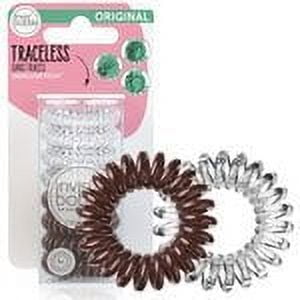 45 Value) Slip Crystal Silk Skinny Scrunchie 4-Piece Set  display picture 1
