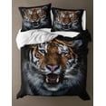 thumbnail image 3 of Move Over Tiger Bedding Sets Full 3D Animal Duvet Cover Set Tiger Pattern Microfiber Bedding No Filling, 3 of 8