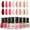 Nail Polish Set B, variant on Morovan 8 Colors Nail Polish Set, Classic Nude Pink, Wine Red, Black & Navy Blue Shades, Quick Dry Glossy Nail Polish Kit for Women