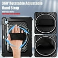 thumbnail image 2 of Protective Tablet Cover for iPad 10th Generation, Case for iPad 10.9" 2022 with Pencil Holder Kickstand Hand Strap Shoulder Strap, 2 of 8