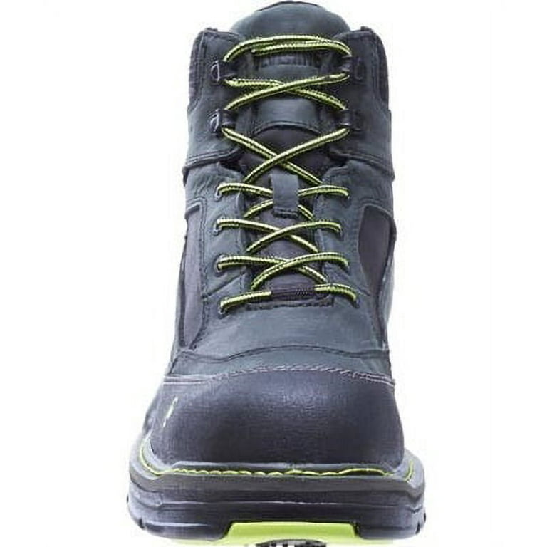 wolverine men s overman nano toe 6 inch wpf contour welt work boot black 11.5 m us