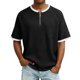 thumbnail image 1 of Camisas de Manga Larga para las Mujeres de Ajuste Suelto No Se Aplica Aquí, Tops de Manga Corta para las Mujeres de Ajuste Suelto No Incluido, Camisa de Bloque de Color para Hombre, 1 of 8