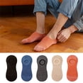 thumbnail image 2 of HuangHuanChen 10 Pair No Show Socks Womens Cushioned Low Cut Athletic Hidden Liner for Sneakers Lightweight Ankle Sock Invisible Running Socks Ideal For Sneakers Grey One Size, 2 of 6
