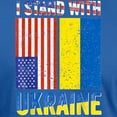 thumbnail image 3 of CafePress - I Stand With Ukraine Support Ukrainian Ame T Shirt - Men's Fitted T-Shirt, 3 of 4