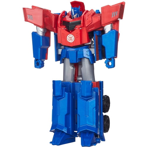 Transformers Hero Mashers Electronic Optimus Prime Figure - Walmart.com