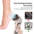 thumbnail image 2 of Electric Foot File Callus Remover, Rechargeable Pedicure Tool For Dead Skin & Cracked Heels, 2 Speeds & 3 Roller Heads, Portable Foot Grinder And Polisher For Home Use, 2 of 6