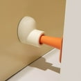 thumbnail image 2 of Wovilon Anti-Collision Doorstop Creative Silicone Door Suction Free Punching Toilet Top Door Door Silent Toilet Door Doorstop, 2 of 4