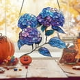 thumbnail image 4 of Dserhfy Halloween Suncatcher Stained Glass Window Hanging Sun Catcher Acrylic Ghost Plant Bookshelf Decoration for Window Wall Art Decor, 4 of 7
