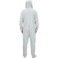thumbnail image 3 of Looney Tunes Bugs Bunny Adult Onesie Pajama Costume, Gray, Size: L, 3 of 3